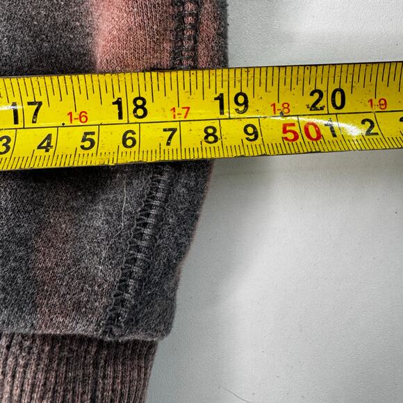 Vintage Cropped Nike Crew Neck Sweatshirt 90s Bleach Dyed Small - Picture 7 of 8